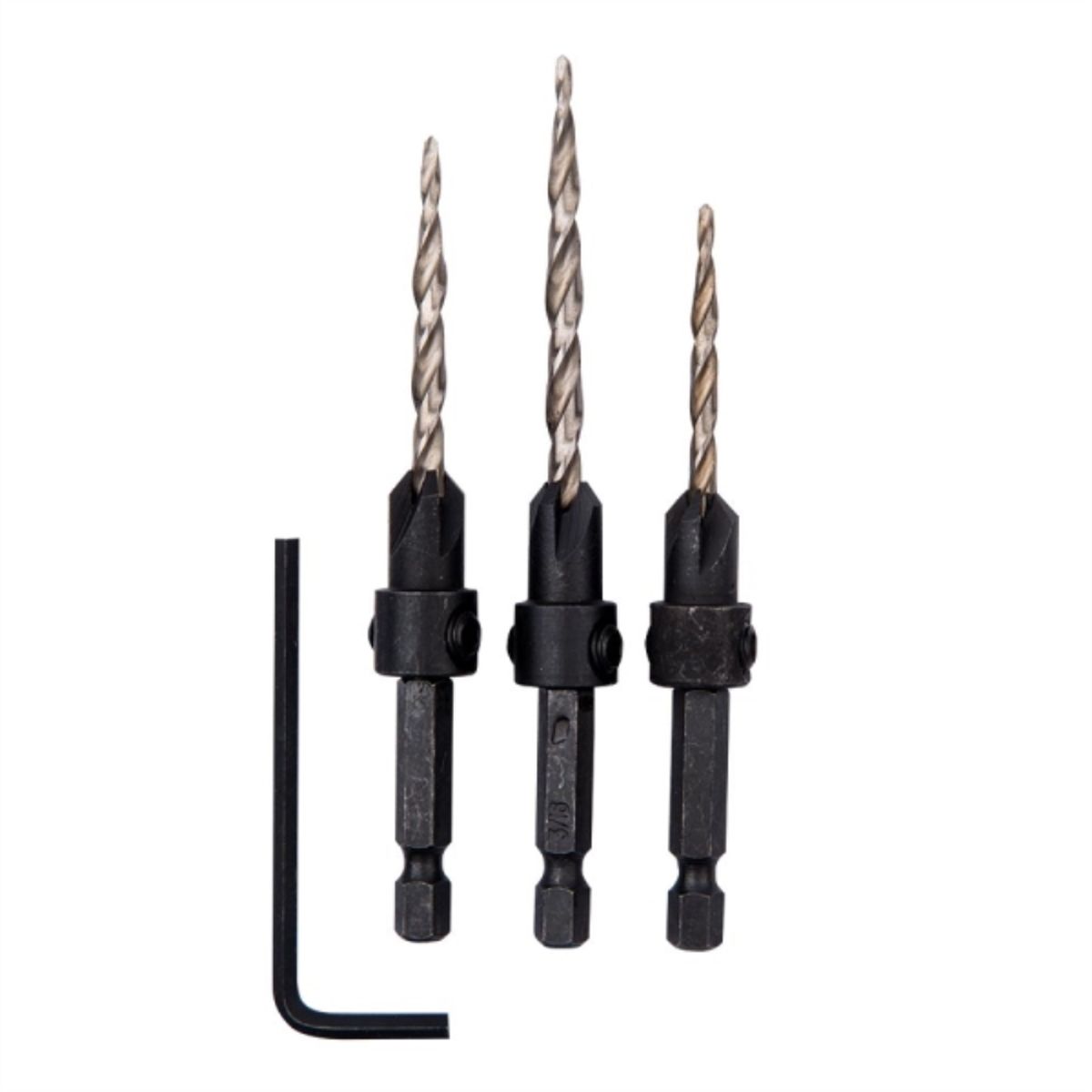 DEWALT - Set brocas avellanadoras 6-8-10" DW2535