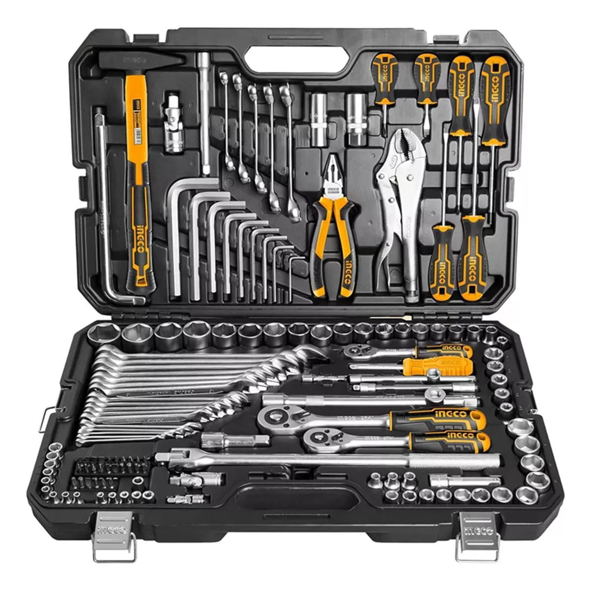 INGCO - Set Herramientas Industrial 142 Piezas Ingco Hkthp21421