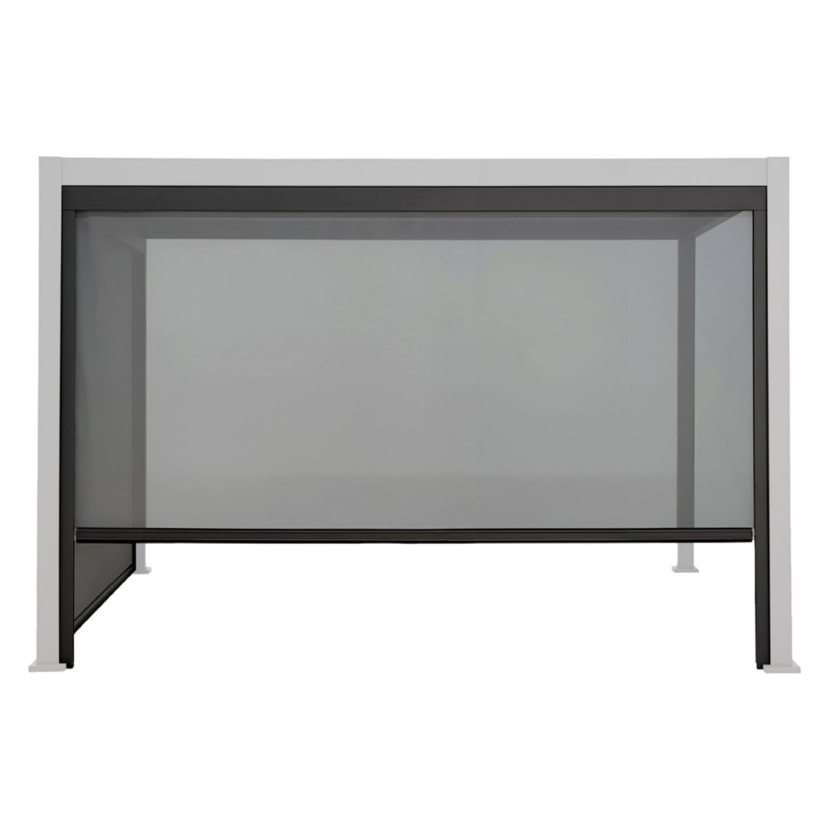 VINCENZI - Cortina Manual Zipscreen Vincenzi 3,64 Mts Para Pérgolas