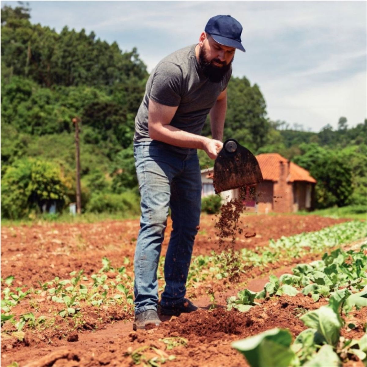 TRAMONTINA - Azadón 1.5 mango 130 cm