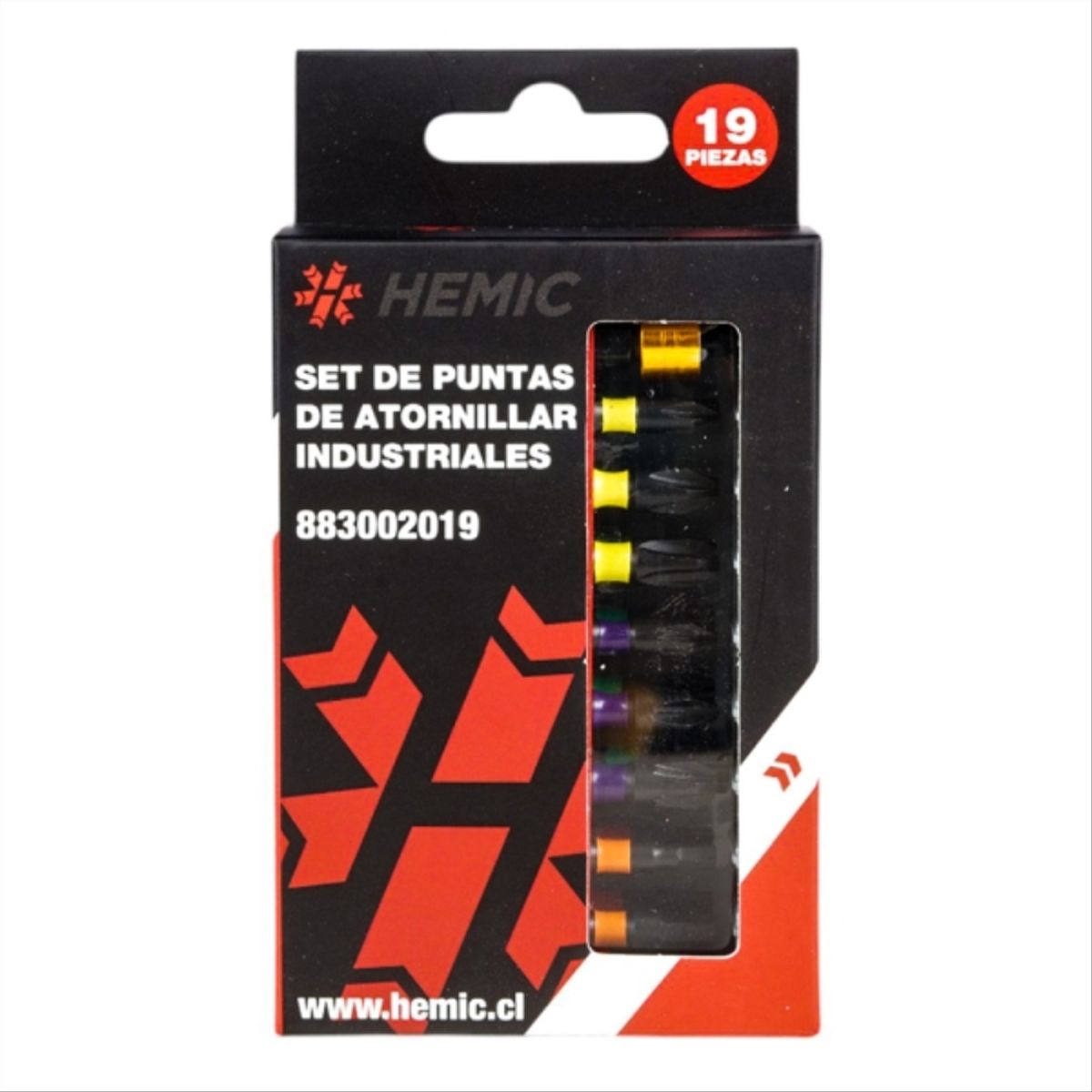 HEMIC - Set de Puntas Imantadas Premium 19 Piezas