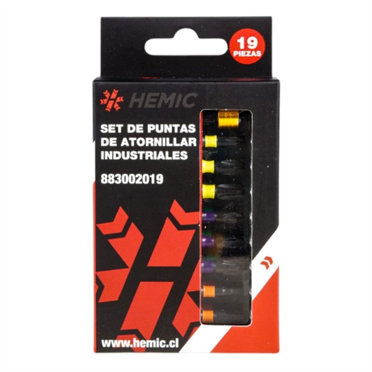 HEMIC - Set de Puntas Imantadas Premium 19 Piezas