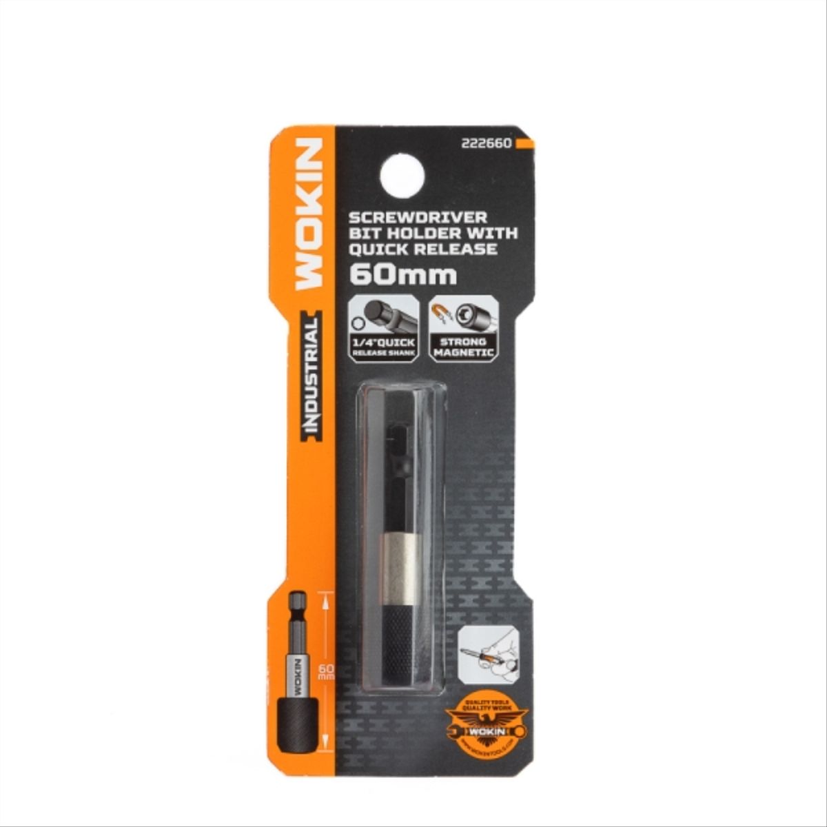 WOKIN - Soporte de Puntas Soltado Rapido 60 mm