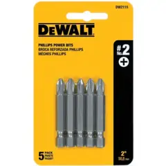 DEWALT - Punta phillips ph2 largo 2'' 5xdisplay