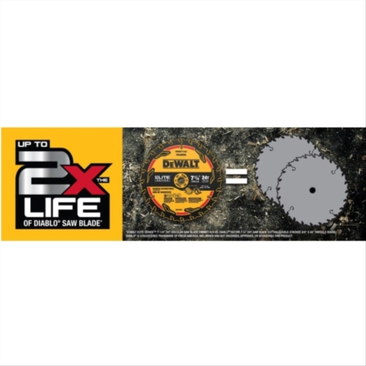 DEWALT - Disco Sierra 7 1/4 24 Dientes DWAW71424 Z Elite