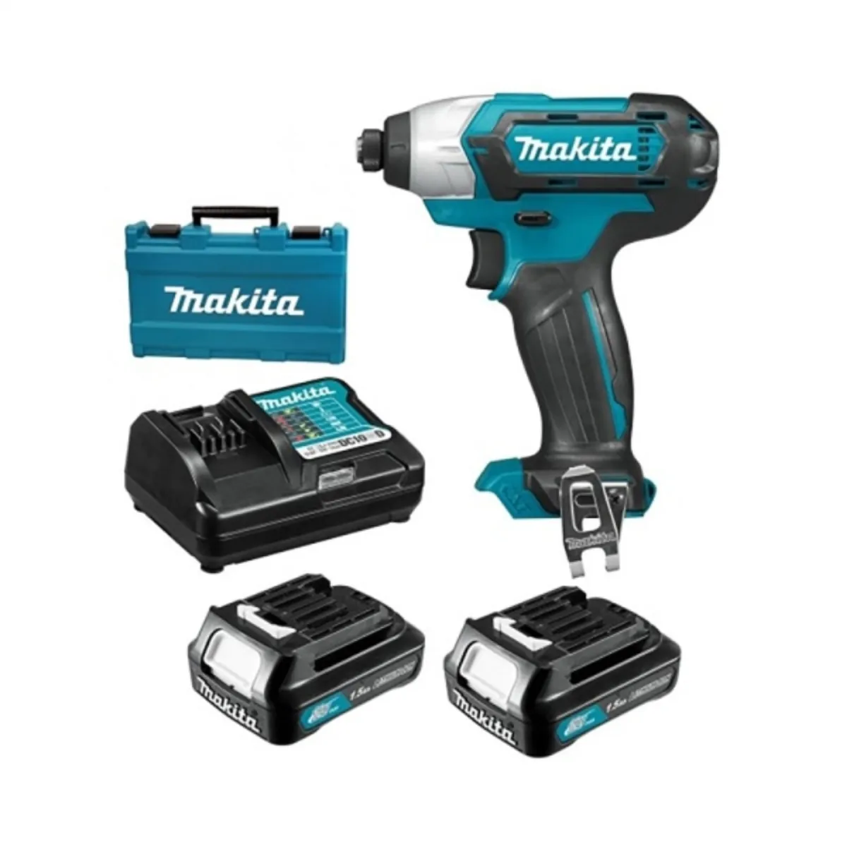 MAKITA - Atornillador de impacto 12V 2 baterías + Cargador