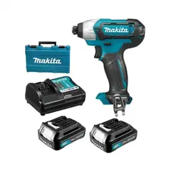 MAKITA - Atornillador de impacto 12V 2 baterías + Cargador