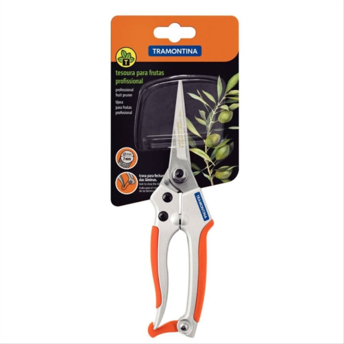 TRAMONTINA - Tijera de podar profesional-poda fina, flores, uva