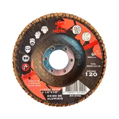 HEMIC - Disco de Laminas Metal Madera 115mm Gr.120