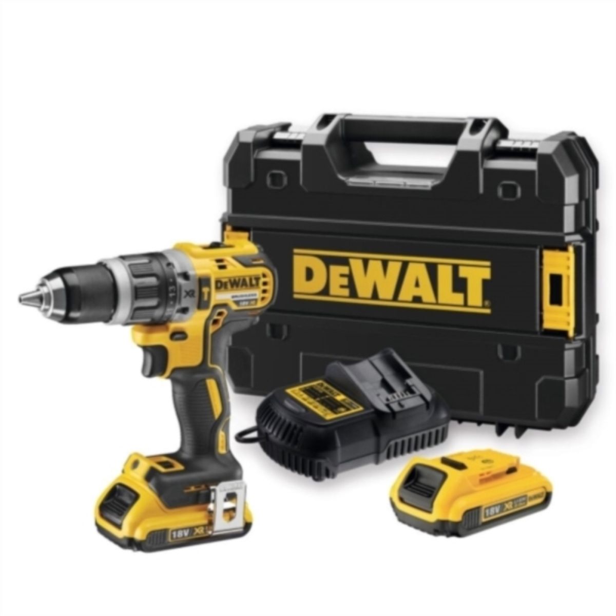 DEWALT - Taladro percutor inalambrico 20v 13mm sin carbones.