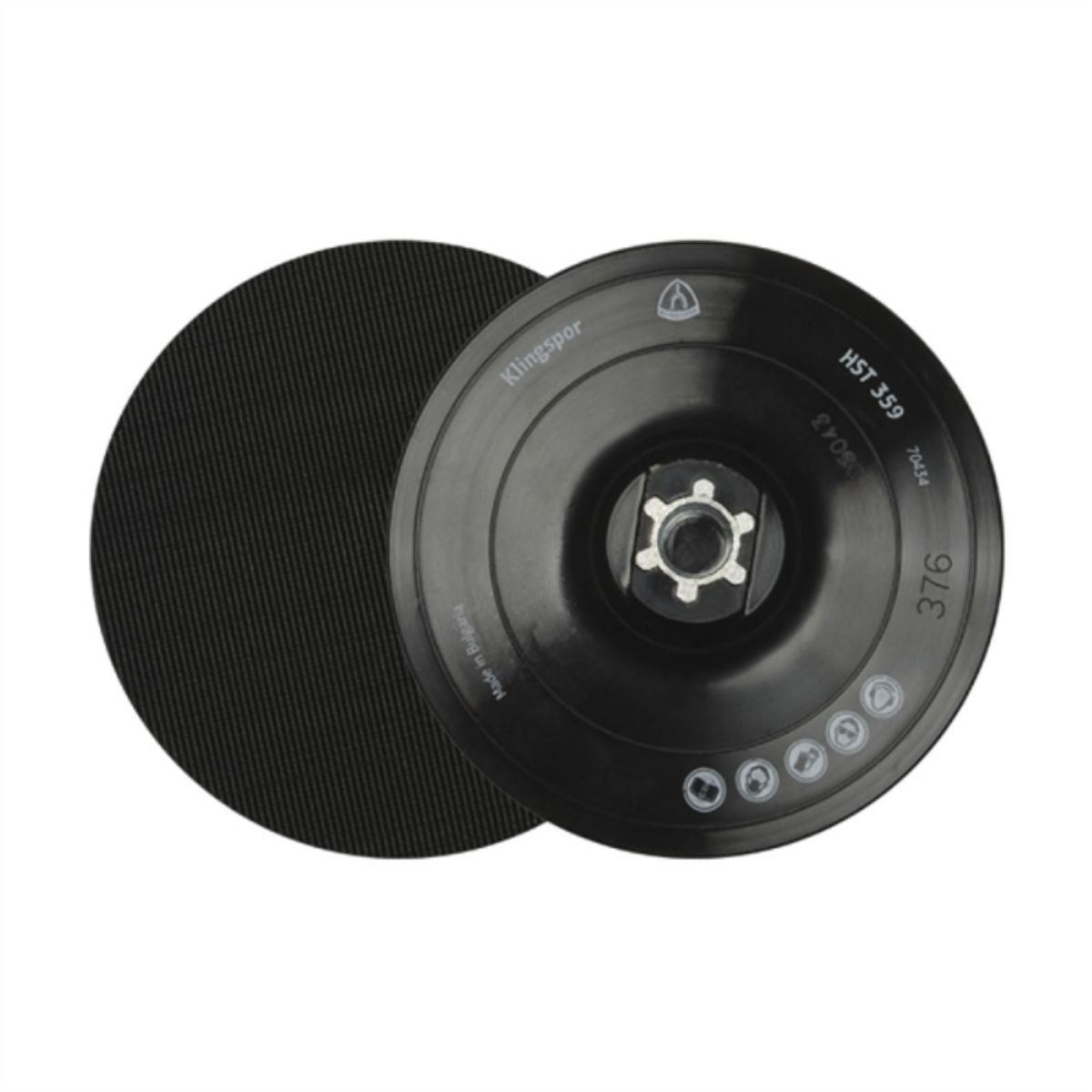 KLINGSPOR - Plato soporte para velcro 5"