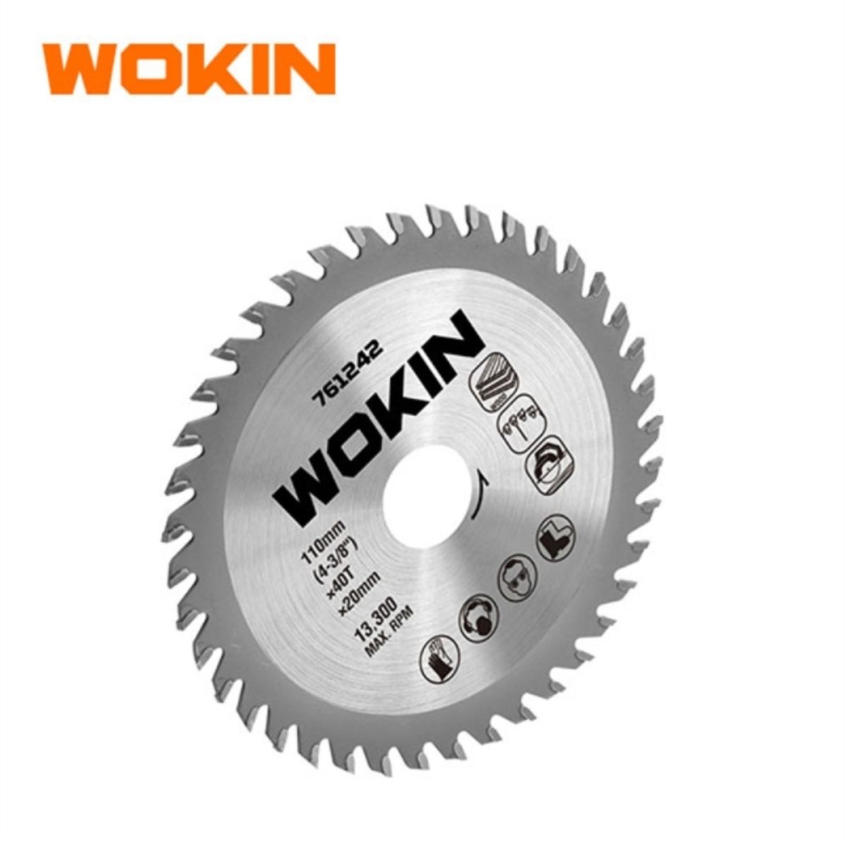 WOKIN - Disco sierra 7-1/4" 24 dientes