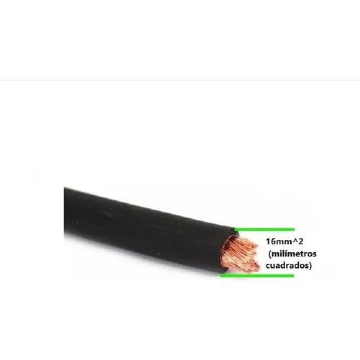 GENERICO - 50 Metros De Cable  Soldadora Profesional 1x16mm 150-250amp