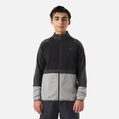 LIPPI - Polar Teen Boy Fireplace Full Zip Sweatshirt Negro