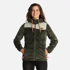 HAKA HONU - Polar Mujer Polaroid Verde Militar