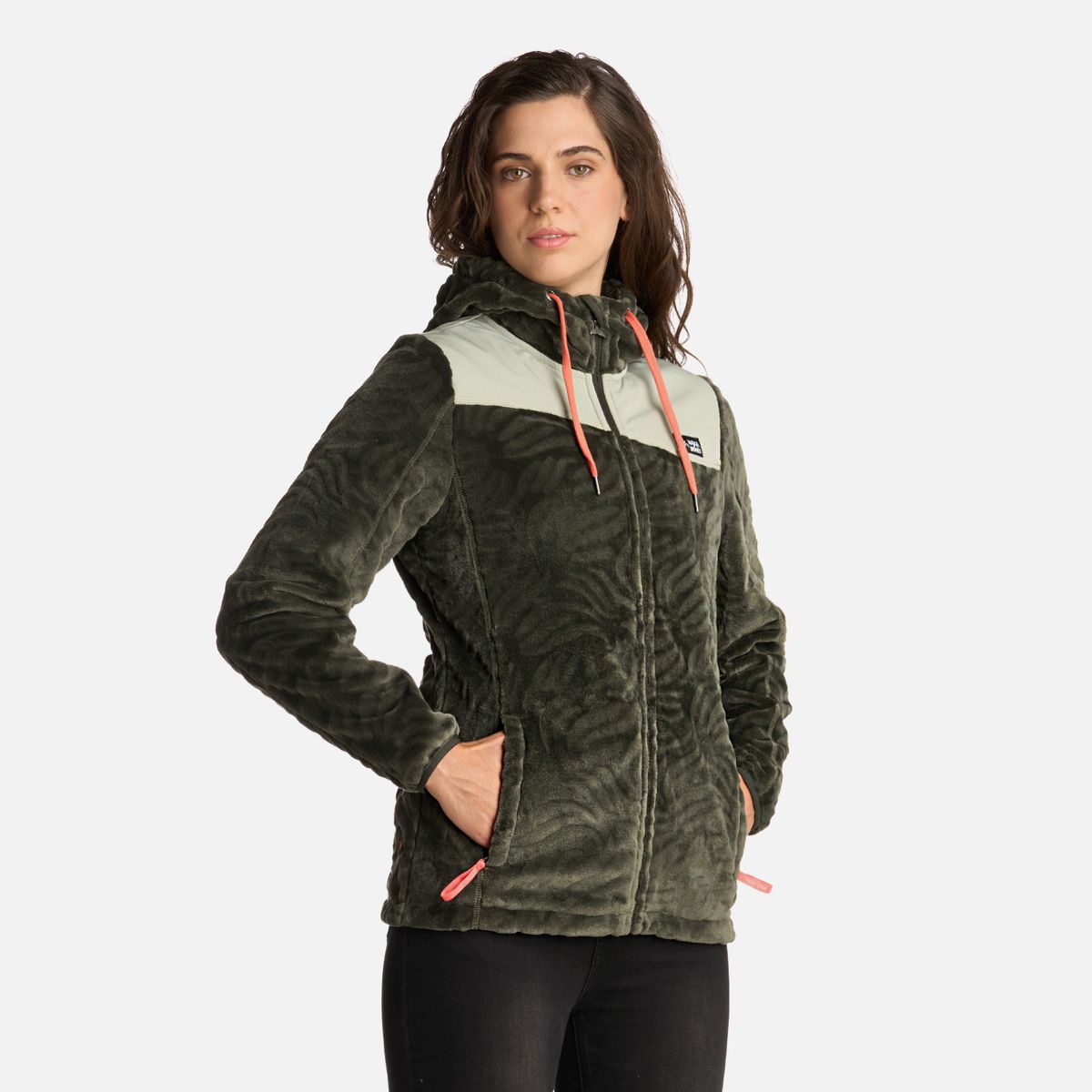 HAKA HONU - Polar Mujer Polaroid Verde Militar Haka Honu