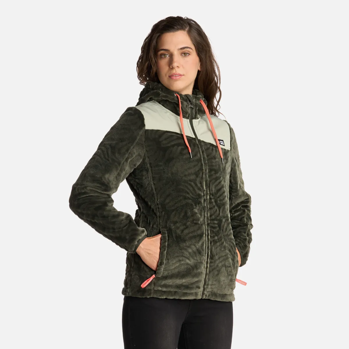 HAKA HONU - Polar Mujer Polaroid Verde Militar Haka Honu