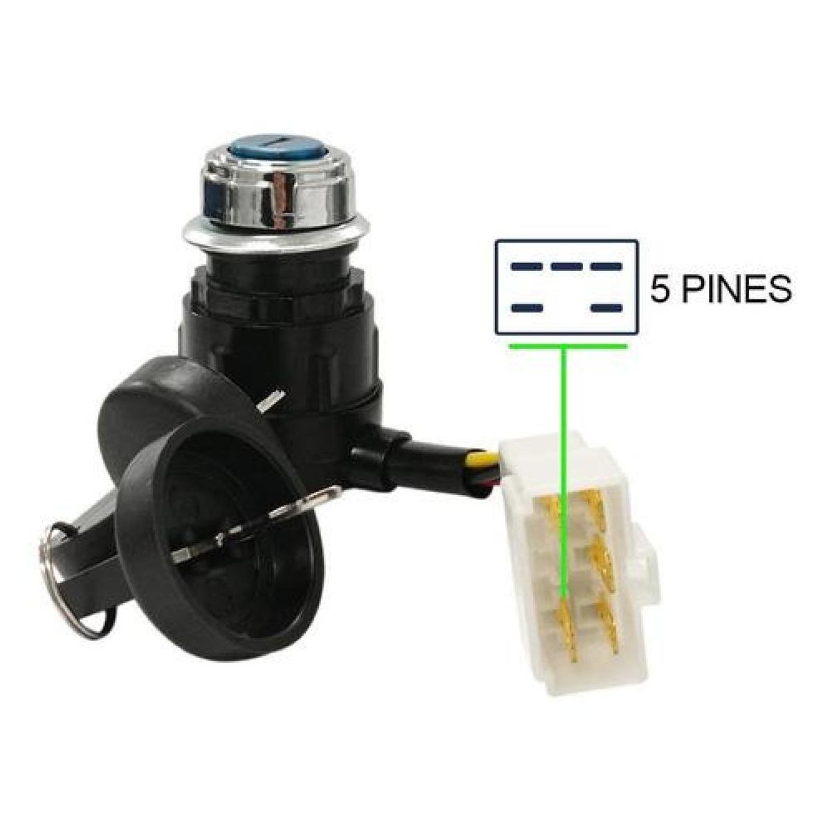 GENERICO - Chapa Generador Conector De 5 Pines