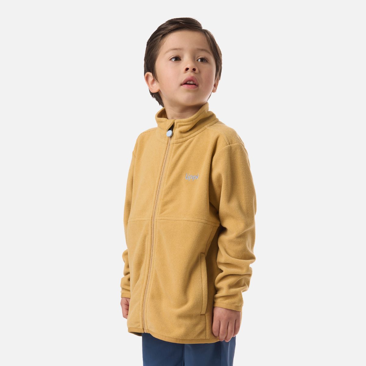 LIPPI - Polar Niño Stripes Nano-F Full Zip Camel Lippi