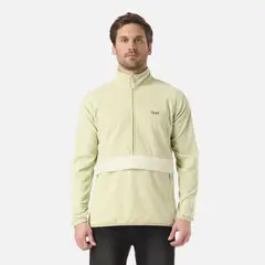 LIPPI - Polar Hombre Fireplace 1/4 Zip Sweatshirt Verde Claro