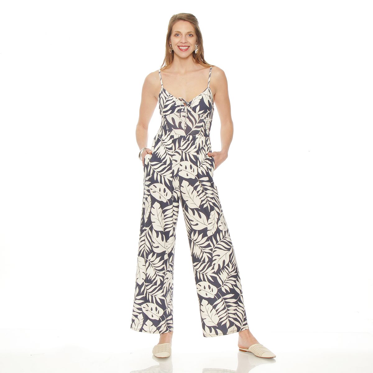 WADOS - ENTERITO SIN MANGA ESTAMPADO CON CORTE EN CINTURA