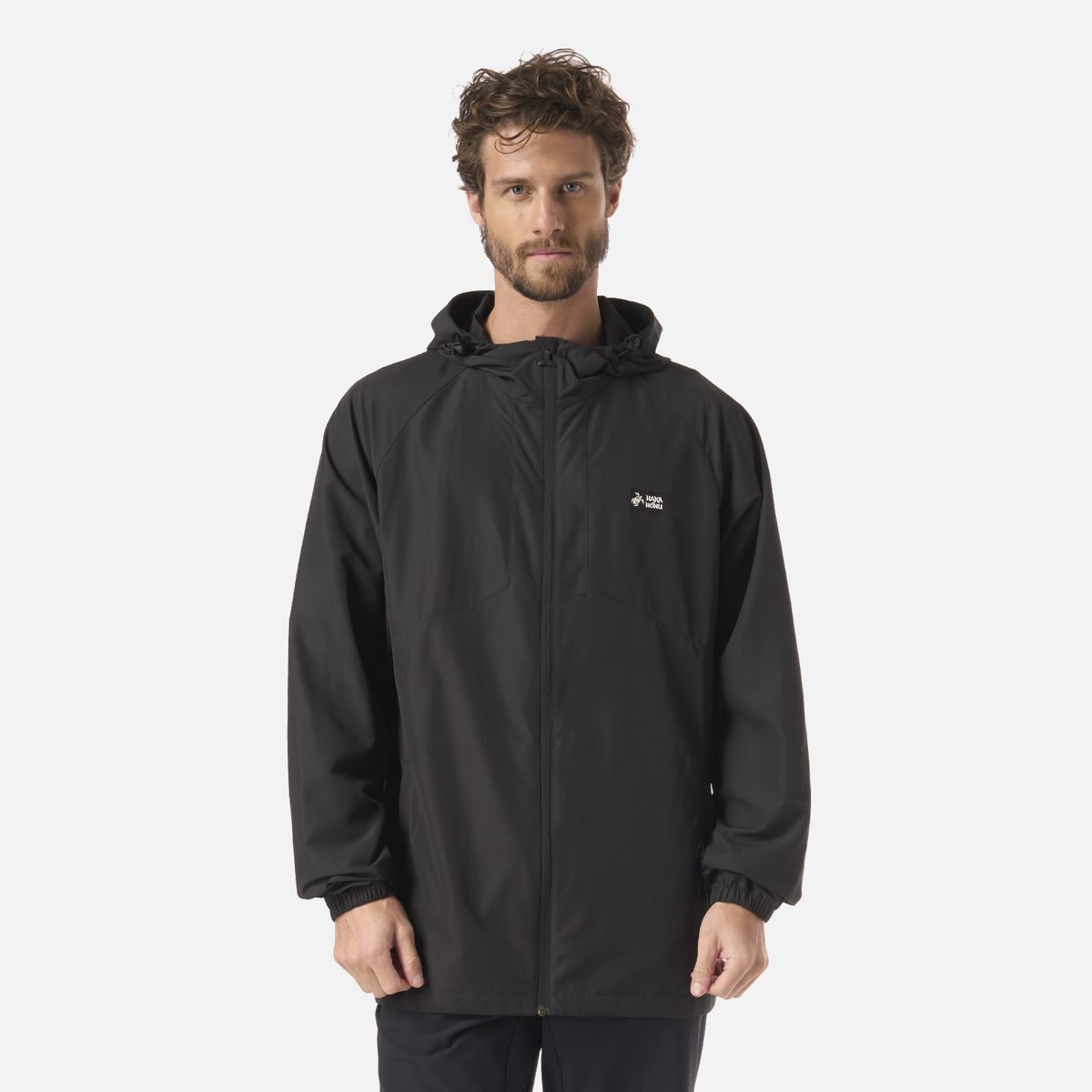 HAKA HONU - Chaqueta Hombre Aperrao Negro Haka Honu