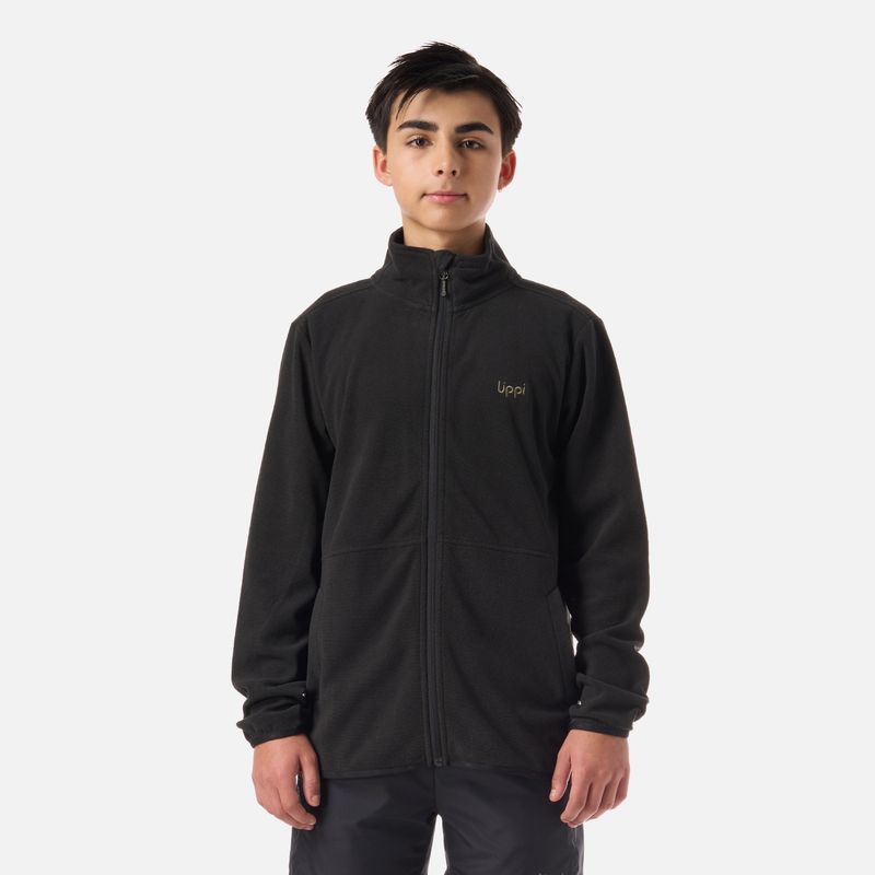 LIPPI - Polar Teen Boy Stripes Nano-F Full Zip Negro Lippi