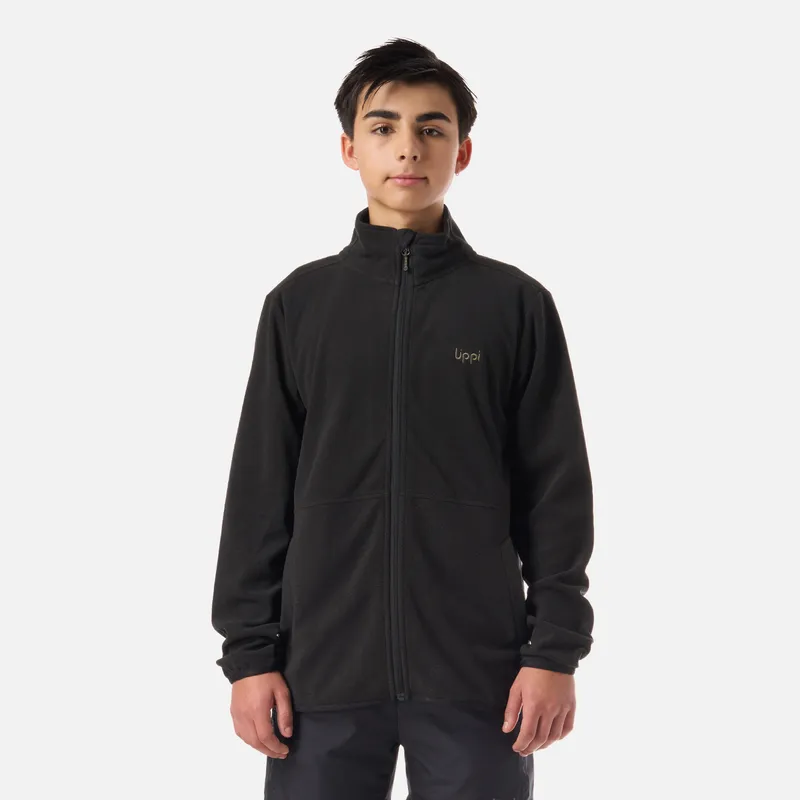 LIPPI - Polar Teen Boy Stripes Nano-F Full Zip Negro Lippi