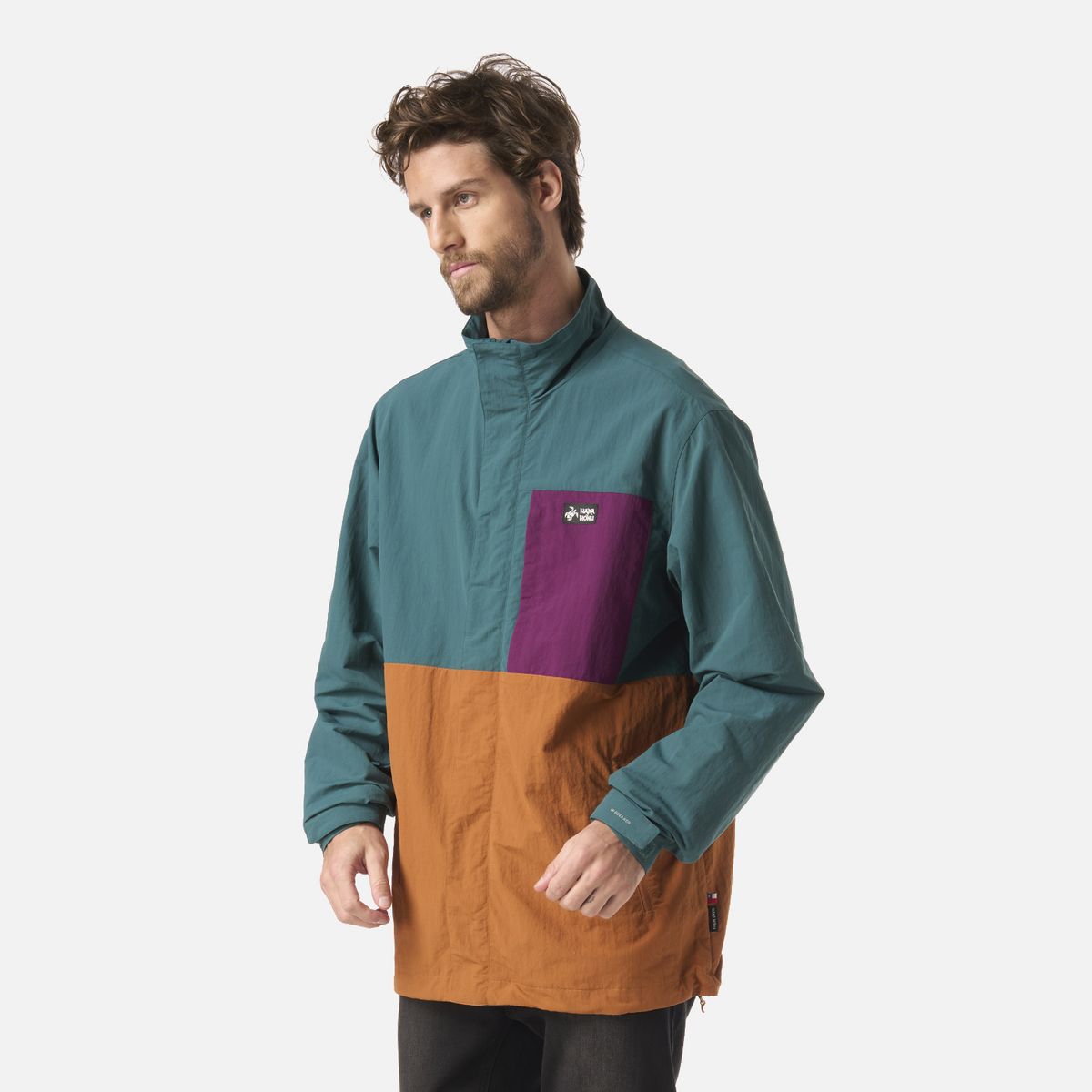 HAKA HONU - Chaqueta Hombre Hijo Del Viento Petroleo Oscuro Haka Honu