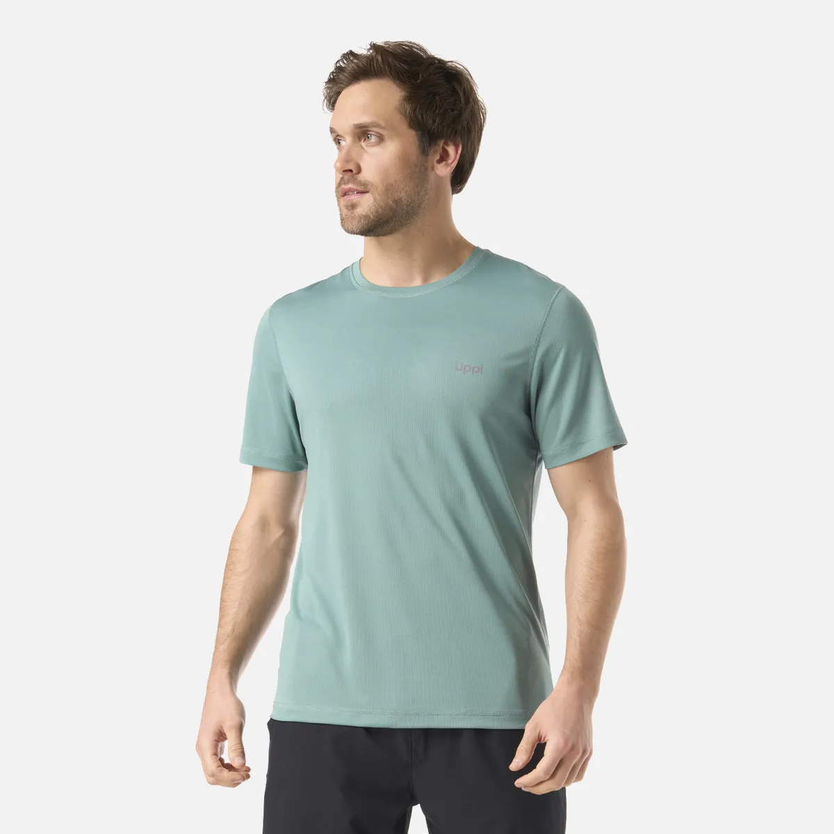 LIPPI - Polera Hombre Core Q-Dry T-Shirt Turquesa Lippi