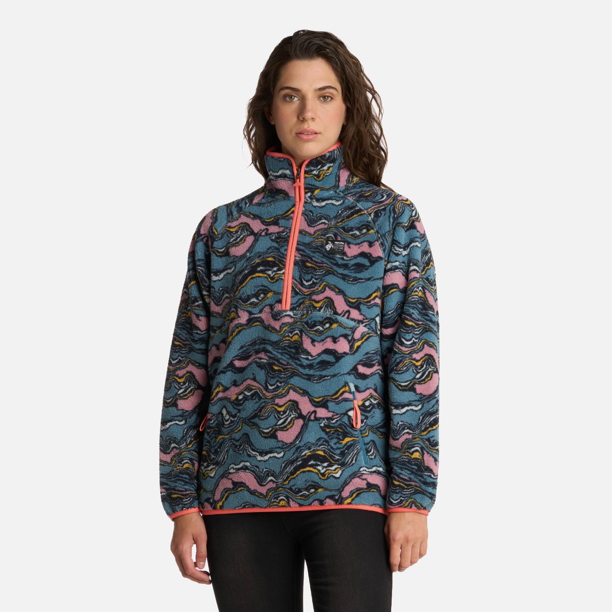 HAKA HONU - Polar Mujer Fogon Print Petroleo Haka Honu