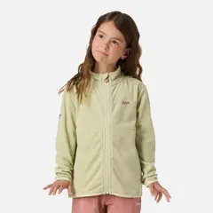 LIPPI - Polar Niña Stripes Nano-F Full Zip Gris Claro / Verde Agua