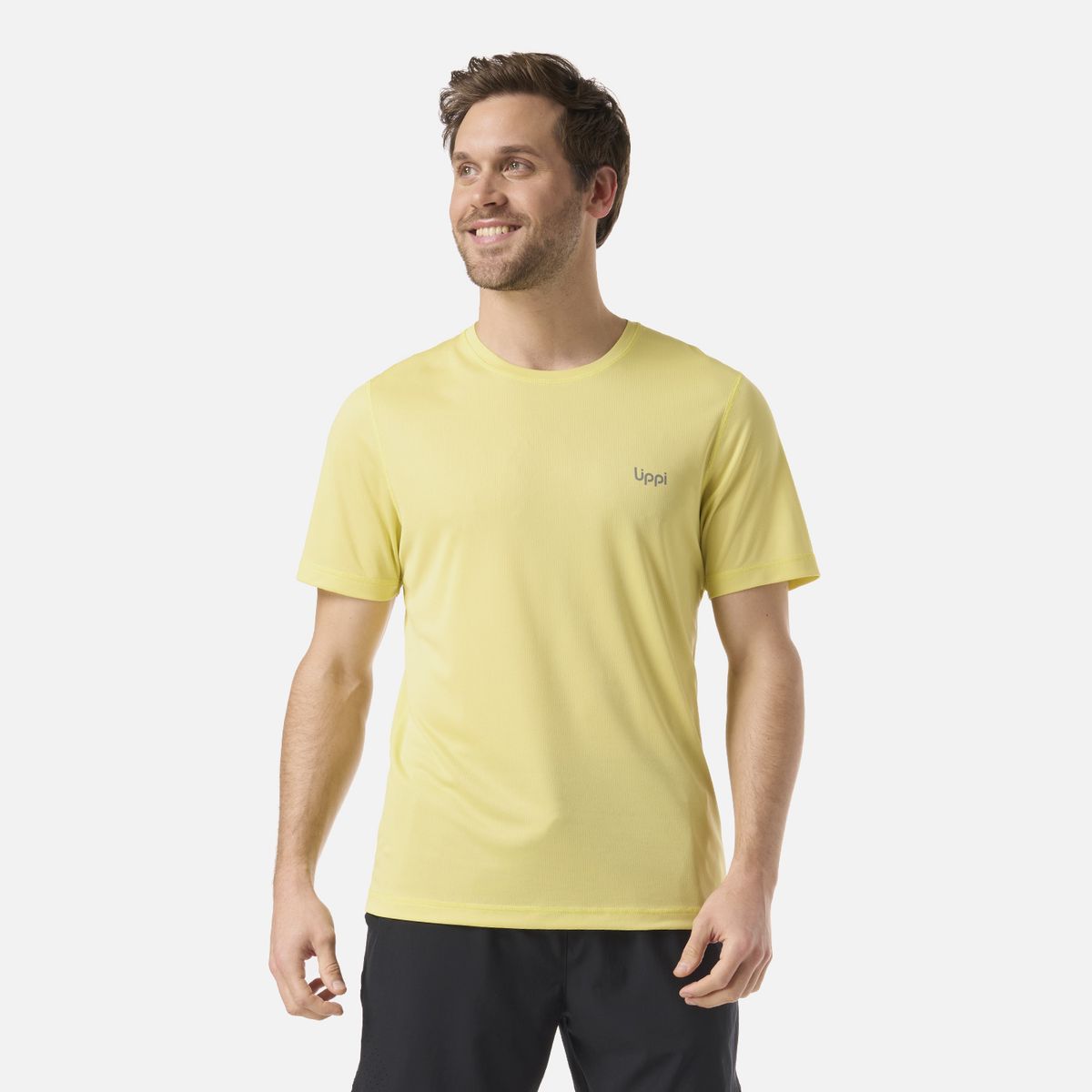 LIPPI - Polera Hombre Core Q-Dry T-Shirt Amarillo Lippi