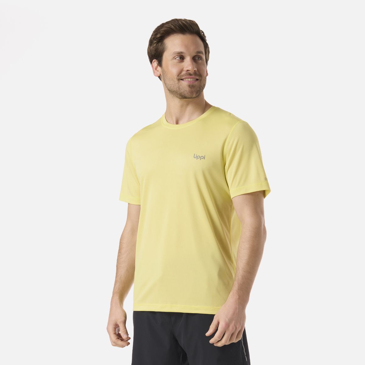 LIPPI - Polera Hombre Core Q-Dry T-Shirt Amarillo Lippi