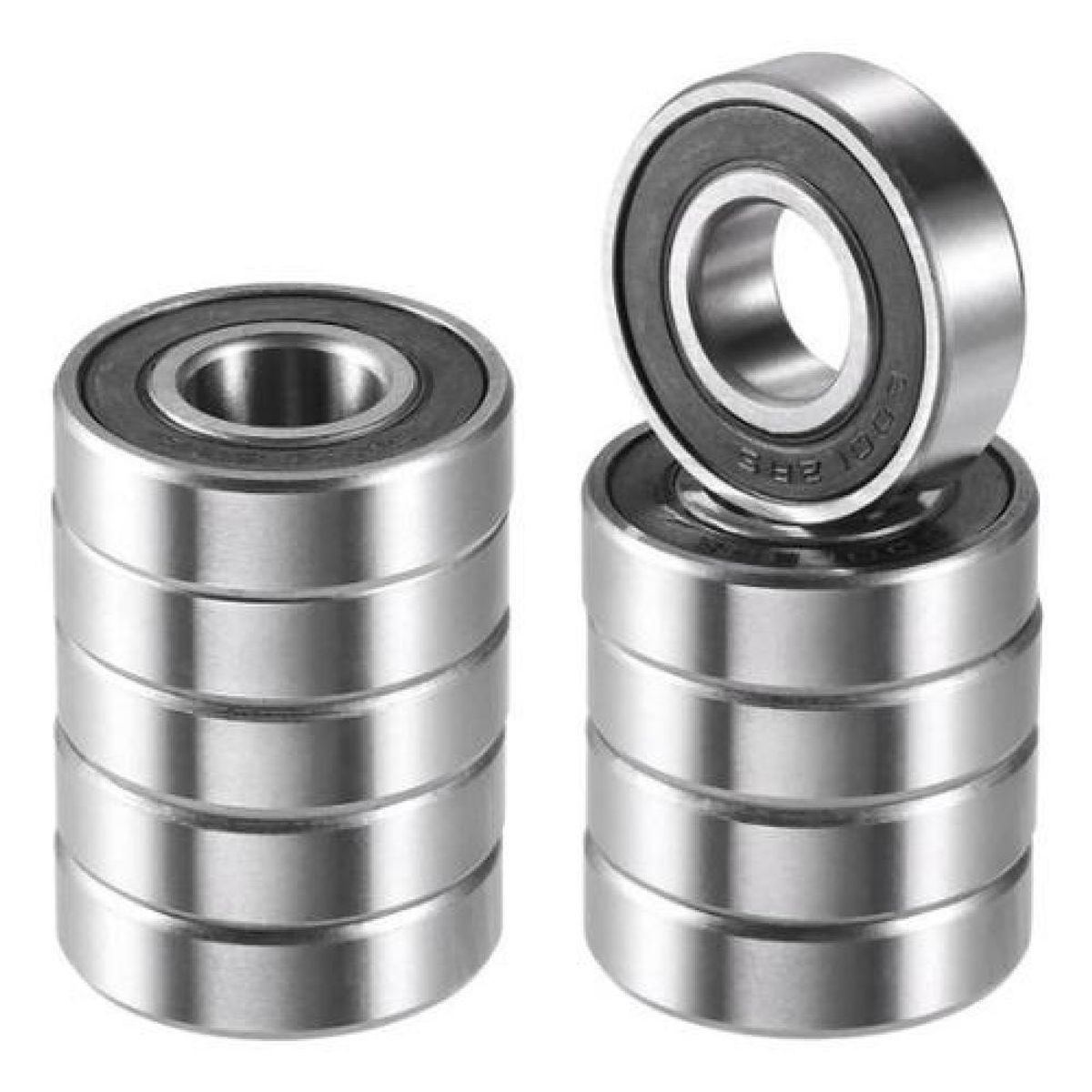 GENERICO - Pack 10 Rodamientos 6203rs Medidas 17x40x12 Milímetros