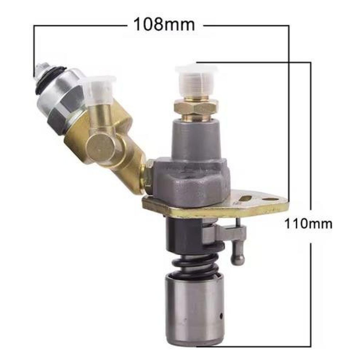 GENERICO - Bomba Inyectora Con Solenoide Para Motor 192f 192fa 192fe