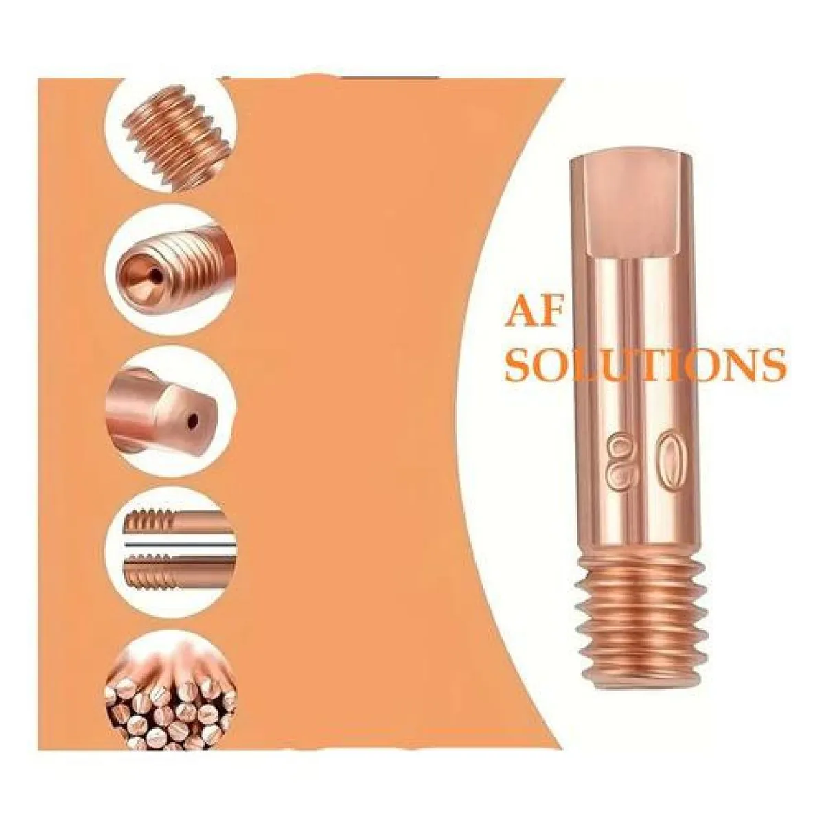 GENERICO - Pack 2 Alambres Soldadura + 10 Boquillas Mig 08mm