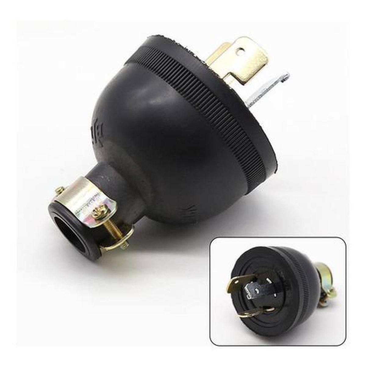 GENERICO - Enchufe Macho 3 Patas Con Seguro Generador  Kipor 250v 30a