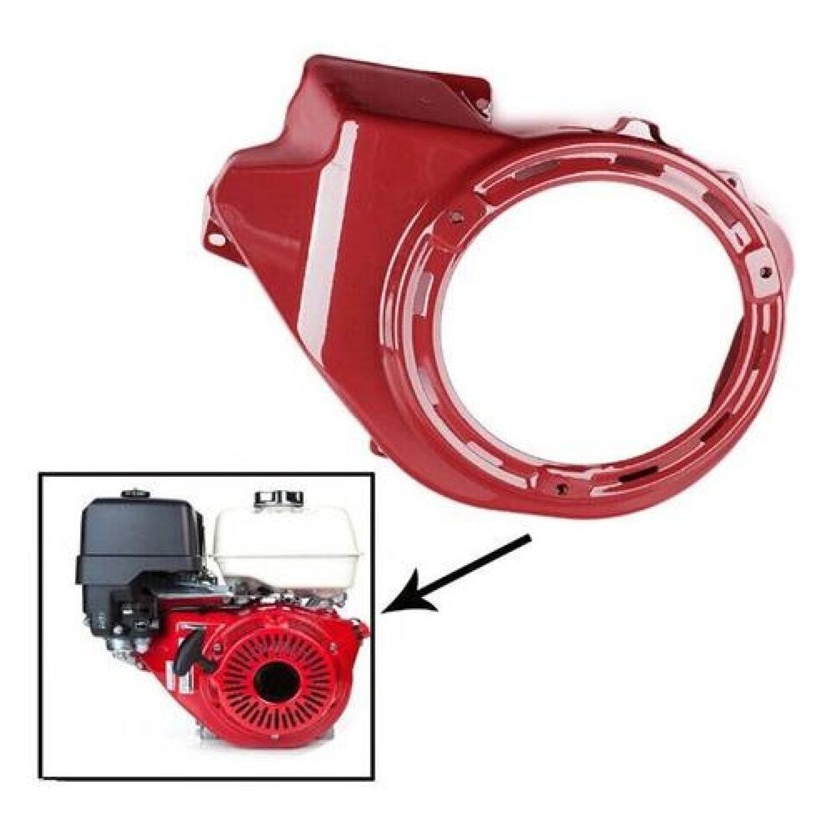 Cubierta De Ventilador Para Motor Gx390, marca GENERICO - Foto 2