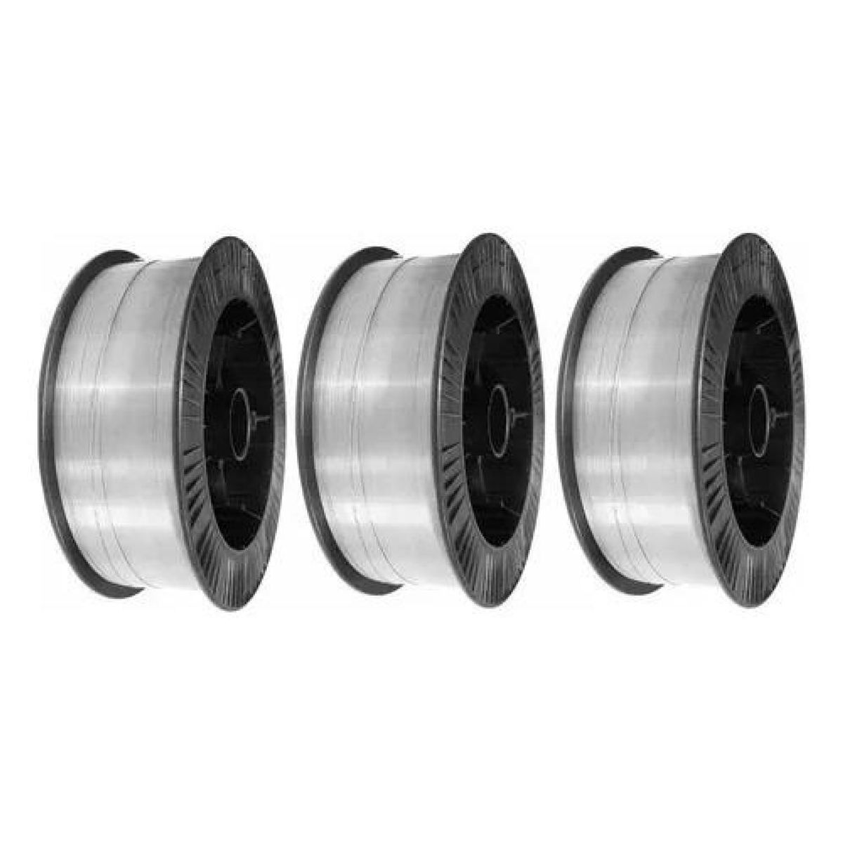 GENERICO - Pack 3 Alambre Soldadura 08mm 1kg + 10 Boquillas Mig 08mm