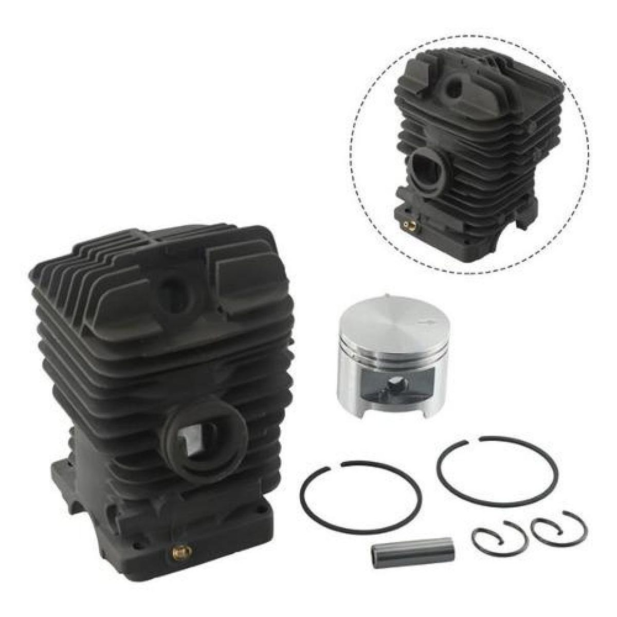 ALTERNATIVE - Kit Cilindro Pistón Y Anillos Para Motosierra Stihl Ms390