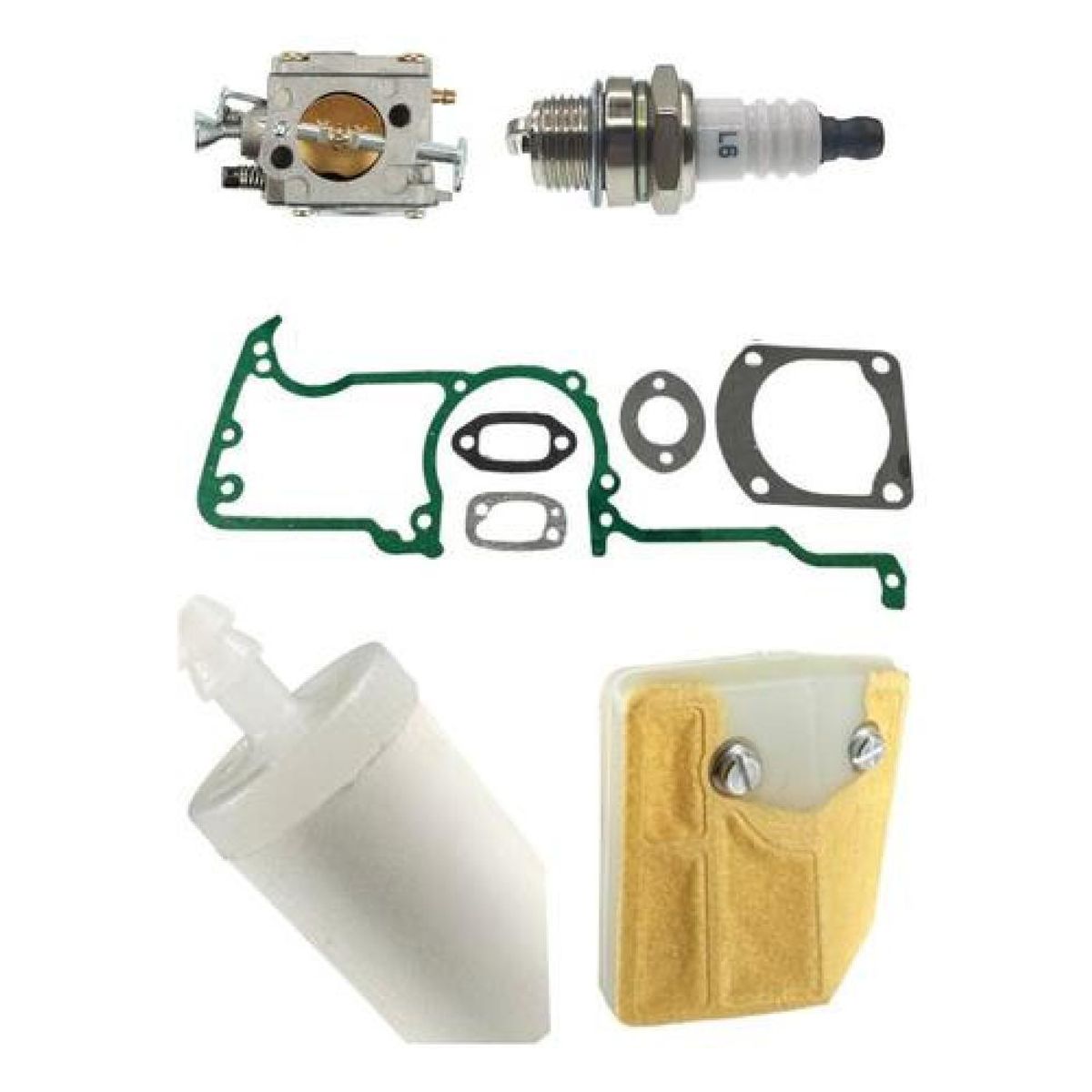 GENERICO - Carburador Para Husqvarna 61 + Kit Mantención Tillotson