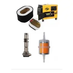 GENERICO - Kit De Filtros Mantencion Motor Diesel Kipor 186f