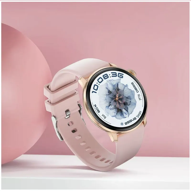 STARTECHOFFICE - Reloj Inteligente GT4 Mini para Mujer  Estilo, Salud con Doble Correa