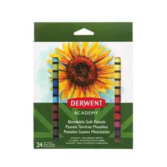 DERWENT - Pastel suave set 24 colores Academy