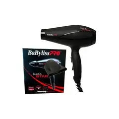 BABYLISS PRO - Secador de pelo BaBylissPRO Black Star BAB6200UZ Negro