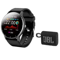 JBL - Parlante bluetooth GO 3 IP67 y Fit Pro reloj inteligente