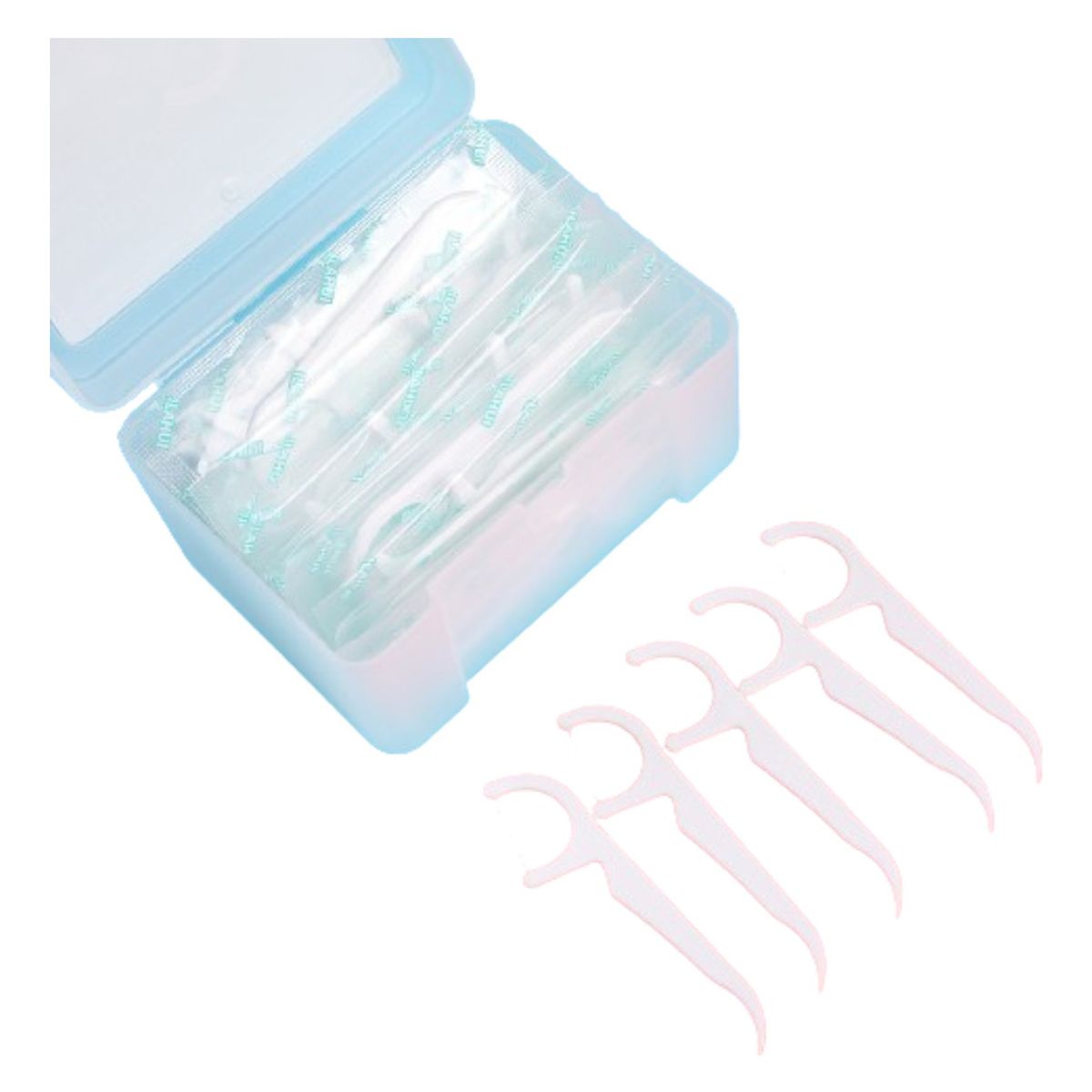 GENERICO - Pak De 50 Ud Dental Floss Hilo Interdental Dientes - Ilahui