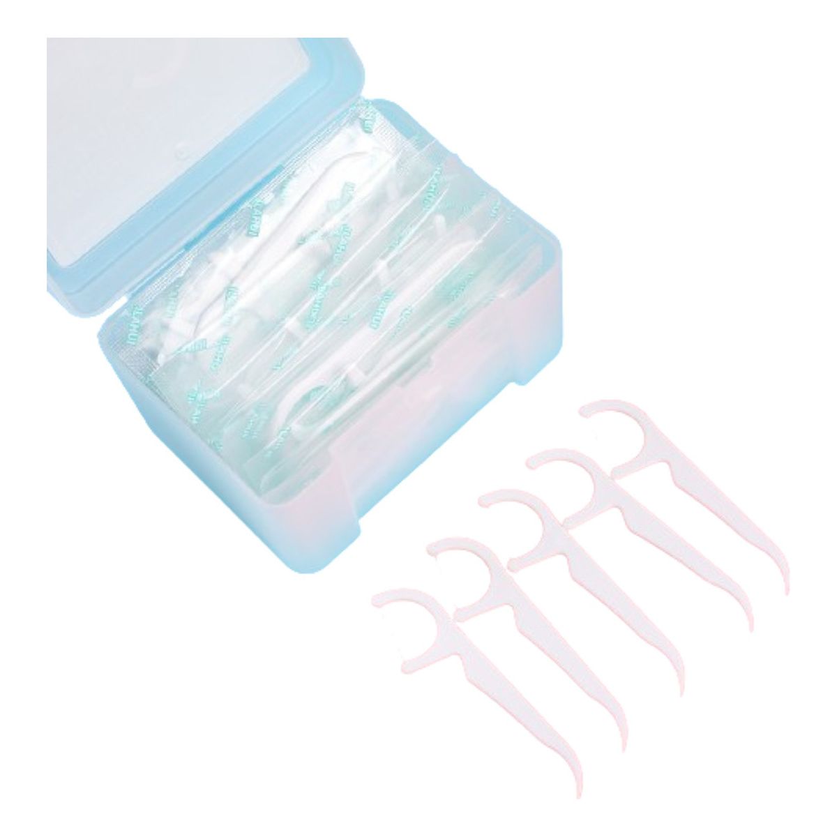 GENERICO - Pak De 50 Ud Dental Floss Hilo Interdental Dientes - Ilahui