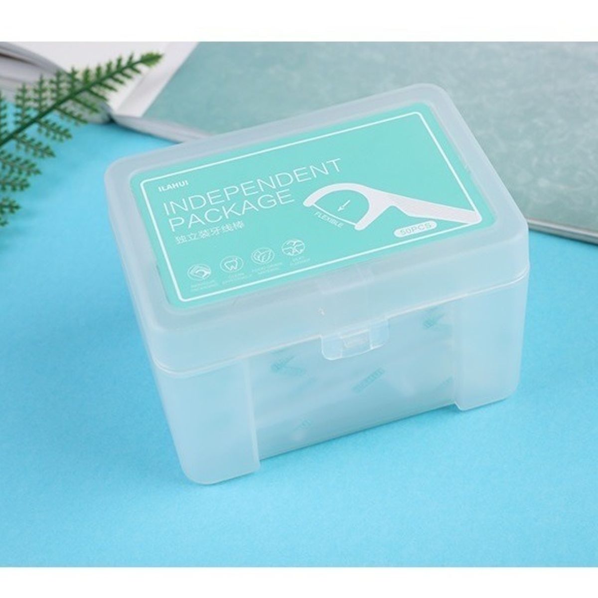 GENERICO - Pak De 50 Ud Dental Floss Hilo Interdental Dientes - Ilahui